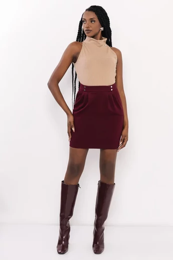 amnesia-toronto-szoknya-bordo