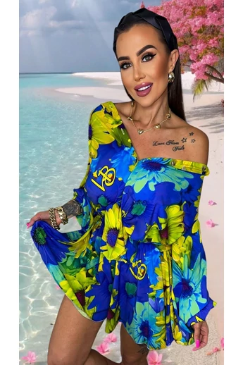 lola-bianka-viragos-bluz-es-short-szett-sarga-kek