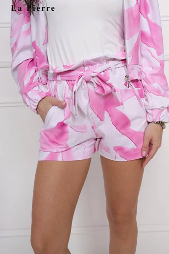 la-pierre-moriah-mintas-buvar-short-pink-feher