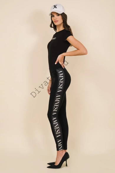 amnesia-siva-leggings-fekete-feliratos