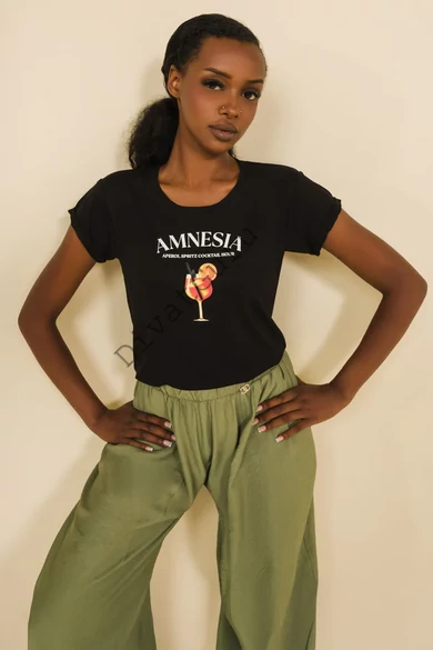 amnesia-t-polo-fekete