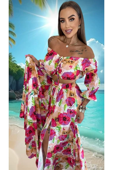 lola-bianka-hosszu-ujju-top-es-maxiszoknya-szett-feher-pink-lila-viragos