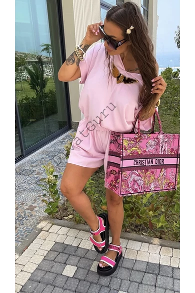 lola-bianka-rovid-ujju-felso-es-short-szett-rozsaszin